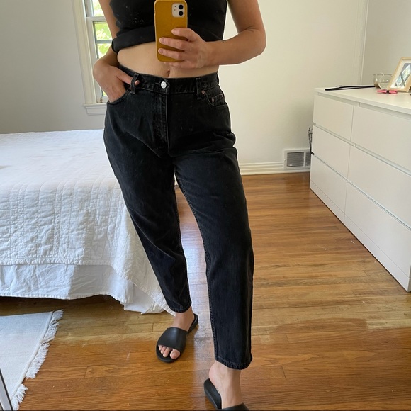 Levi's Denim - VINTAGE Levi’s 550 Classic Black Tapered Jeans